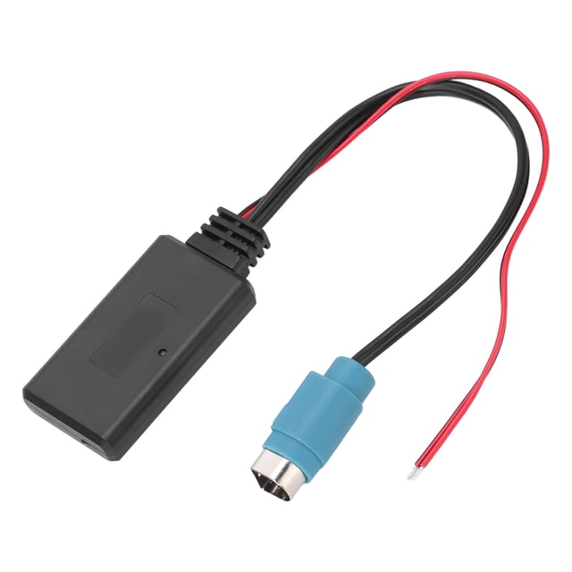 Cable adaptador AUX Bluetooth, módulo receptor Bluetooth AUX estéreo para radio de automóvil Cable adaptador AUX inalámbrico Compacto y liviano