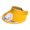 Yellow, variant on Translucent USB Charging Fan Baseball Hat - PP+ABS+Polyester Material, 3-Speed Adjustable, 48-60cm Head Circumference, Suitable for Adults Kids, Outdoor Use