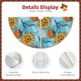 thumbnail image 3 of Bingfone Christmas Tree Skirt Mat Christmas Decoration Interior 48" -Sunflowers, 3 of 6