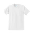 thumbnail image 5 of Port & Company Men's Essential Cotton T-Shirt with Pocket White 3X-Large, 5 of 6