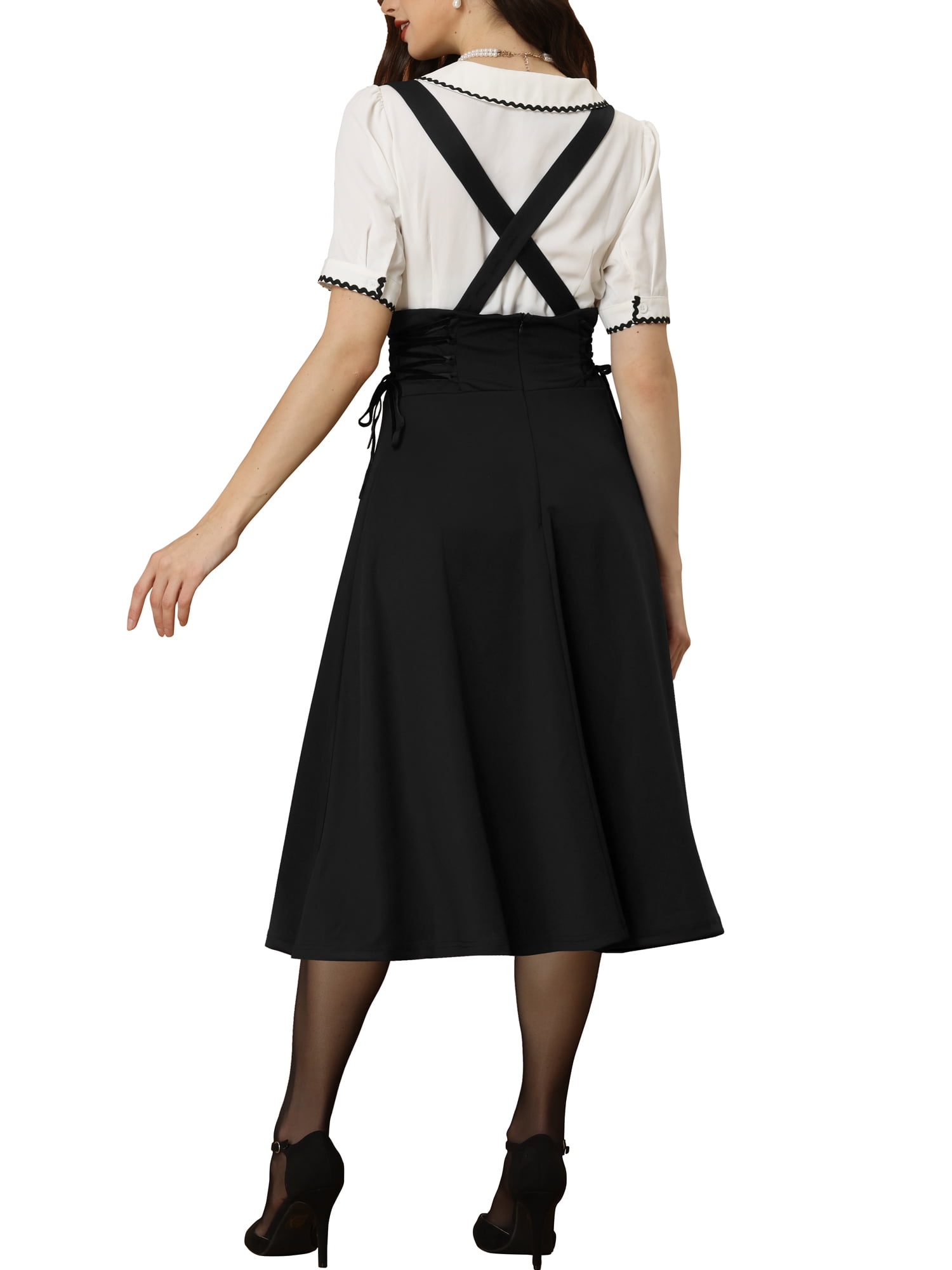 スカート Suspender Volume Skirt Suspender Volume Skirt
