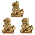 thumbnail image 1 of 3 Pedazos Accesorios De Forma Animal Kylin Ornamento Decorativo Para Oficina Salón Hogar Sala BLESIY Fengshui cobre kylin, 1 of 8