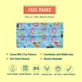 thumbnail image 4 of Wildkin Mermaids, Horses & Paisley Children's Face Masks, Boys and Girls, 4 of 8