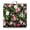 Boho Fl, variant on Boho Floral Meditation Seat - Resilient Square Cushion with Floral and Leopard Artistic Design