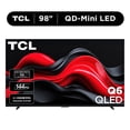 thumbnail image 4 of TCL 98” Q Class 4K UHD QLED TVs1x Quick Start Guide, 1x Power Cable, 2x AAA batteries for remote, 1x TV remote, 2x TV Stands, 2x VESA adapters, 4x Stand Screws, 98Q651G, 4 of 25