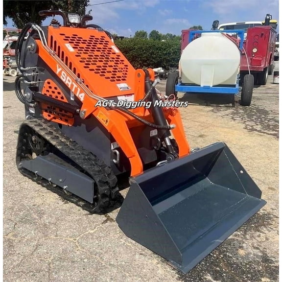 AGT YSRT14 Mini Skid Steer Stand-On Compact Tracked Loader Crawler 13.5HP EPA