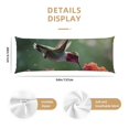 thumbnail image 2 of KLL Ultra Soft Microfiber Body Pillow Cover/Pillowcases 20"x54" with Hidden Zipper Closure-Humming Bird 1, 2 of 5