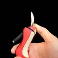 thumbnail image 2 of Cute Lady's High-heeled Shoes Lighter Creative Personality Butane Gas Women Lighters for Cigarette Collection Decoration(Pink), 2 of 5