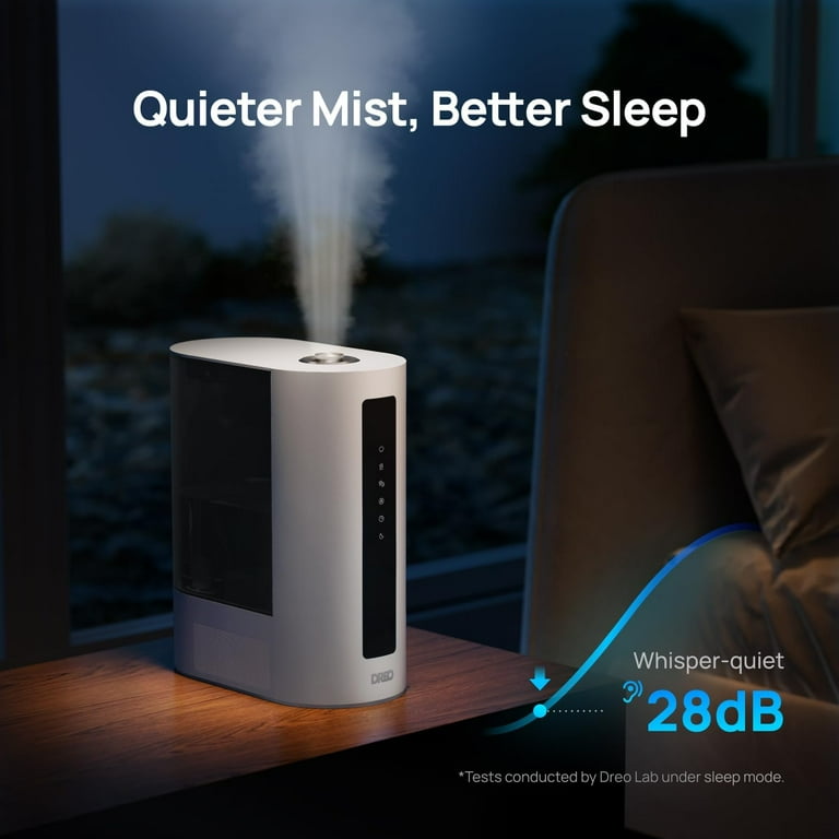 Dreo 6L Humidifier, Warm & Cool Mist Humidifier for Bedroom, High