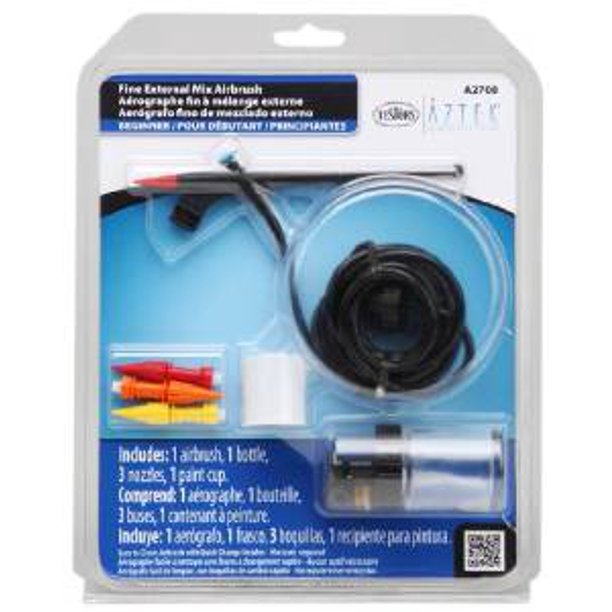 Testors Aztek External Mix Airbrush Set