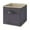B, variant on Hwkond Storage Containers Lidless Clothes And Toys Storage Box Desktop Storage Box Closet Drawer Non-Woven Storage Box Gray Style