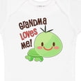 thumbnail image 4 of Inktastic Grandma Loves Me- Cute Turtle Boys or Girls Baby Bodysuit, 4 of 5