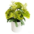 thumbnail image 2 of cpengpj Lifelike Layered Peony Artificial Floral Bonsai, Fade Resistant Plastic, for Living Room Space Livening, 1 Piece, 2 of 6