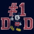 thumbnail image 2 of Mens Mickey & Friends Father's Day Mousey #1 Dad Lightweight Hoodie, 2 of 4