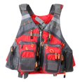 thumbnail image 1 of Chaleco con mosca Chaleco de malla con 13 bolsillos Soporte Gargantilla Cordón Bolsillo trasero con cremallera - rojo DYNWAVEMX Chaleco de pesca con mosca, 1 of 8