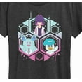 thumbnail image 3 of Pokémon - New Horizons - Nidothing Dot Quaxly - Ladies Short Sleeve Graphic T-Shirt, 3 of 5