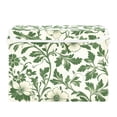 thumbnail image 7 of Yayeee Collapsible Storage Bin with Lid Fabric Closet Decorative Basket with Handles, Green Floral, 7 of 7