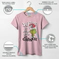 thumbnail image 3 of Girl's Dr. Seuss Christmas Grinch You're a Mean One Portrait  Graphic T-Shirt, 3 of 9