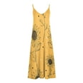 thumbnail image 4 of Robes d'Été pour Femmes, Robes d'Été Décontractées pour Femmes, Robes Sans Manches à Bretelles Imprimées, 4 of 5