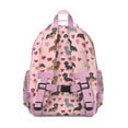 thumbnail image 3 of Pink Cute Dachshund Dog and Love Heart Backpack for School,Cute School Bag,Schoolbag with Adjustable Shoulder Straps & Padded Back,15.25"x11.5"x5.25", 3 of 6