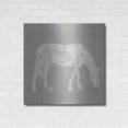 thumbnail image 3 of Luxe Metal Art 'Modern Farm Horse II' by Linda Woods, Metal Wall Art, 36"x36", 3 of 9