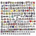 thumbnail image 1 of 100pcs Shoe Charms for Croc Bubble Slides Sandals Clogs Charms - Decorate Your Shoes with Fun and Colorful Charms!, 1 of 2