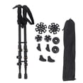 thumbnail image 1 of Bastones plegables para caminar, 2 uds. Bastones de senderismo Bastones plegables de aluminio Equipo de senderismo Fiabilidad excepcional, 1 of 8