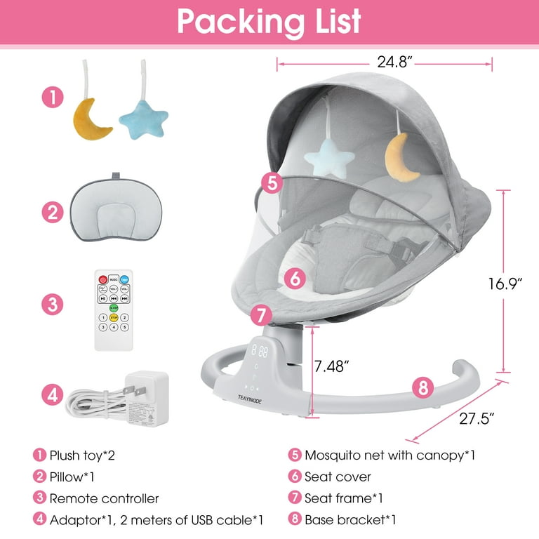 Baby swing plug in deals