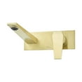 thumbnail image 3 of Voltaire Single-Handle, Wall-Mount, Bathroom Faucet in Brushed Gold, 3 of 11