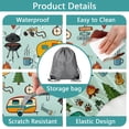 thumbnail image 4 of Camping Picnic Table Cover with Bench Covers and Bag, Camping Essentials, Windproof Fabric, Fitted Tablecloth Cover with Elastic Edge, for Indoor & Outdoor, Garden, 3 PCS,(30x96 Inches), 4 of 4