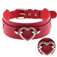 thumbnail image 3 of Sonducket Gargantilla de corazón de estilo gótico rojo negro, joyería gótica, gargantilla harajuku, gargantilla gótica para mujer Ropa, zapatos y accesorios Miscelánea rojo, 3 of 8
