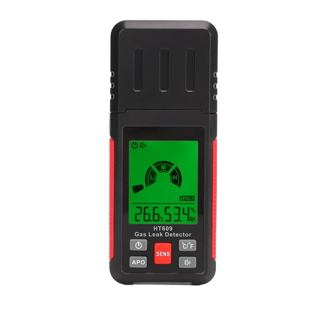 Detector de fugas de gas, Detector de gas Probador de fugas de gas propano Detector de propano Funcionalidad inteligente