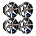 thumbnail image 1 of 4 Rines 14 4X100 Blue UnderCut Aveo, Spark, March, 1 of 2