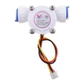 thumbnail image 2 of 2 piezas 3/8 `` agua sensor de flujo interruptor medidor de flujo 0,3-10 l / min para kusrkot sensor de flujo, 2 of 7