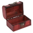 thumbnail image 2 of Caja de madera vintage,Almacenamiento de joyería de madera vintage Caja de madera Joyero Integración perfecta, 2 of 8