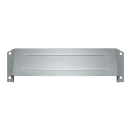 Letter Box Hood, Satin Chrome - Solid
