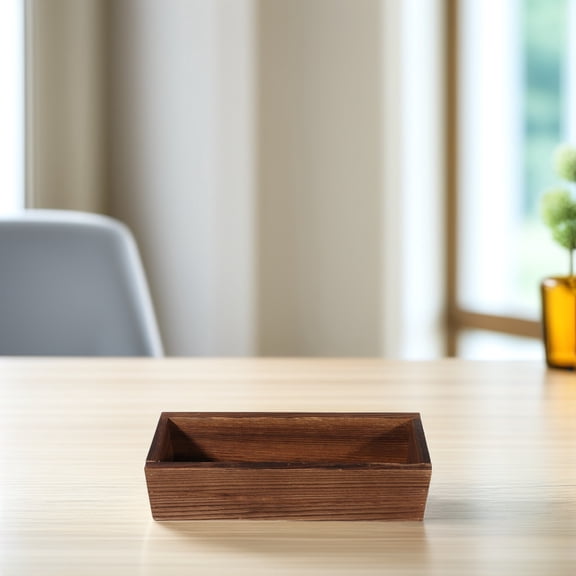 REACHISE Wooden Rectangular Planter Box for Indoor and Outdoor Gardening, Home Décor, Flower Pot Container