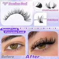 thumbnail image 4 of Lash Clusters Wispy Eyelash Extensions 168pcs Volume Individual Lashes 10-18mm Waterproof Natural DIY Lash Extensions Cluster Eyelash Extensions by, 4 of 10