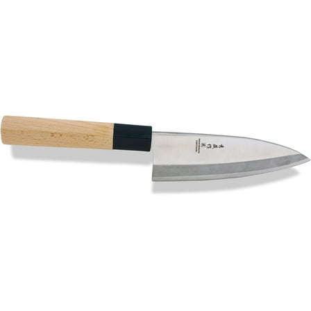 Crestware KN311 Deba Knife, 6", Silver