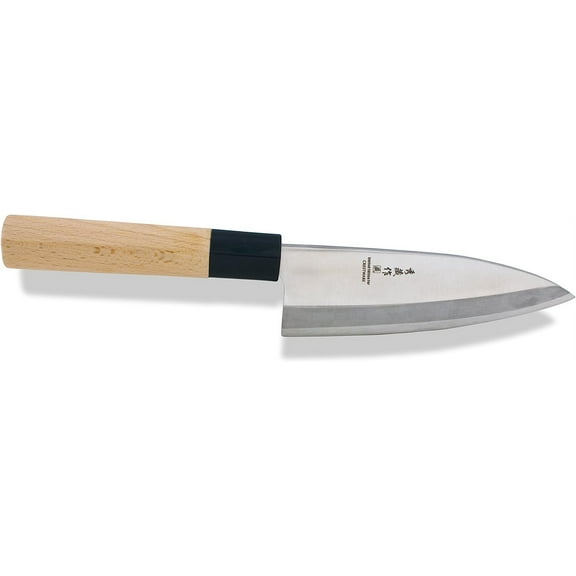 Crestware KN311 Deba Knife, 6", Silver