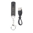 thumbnail image 1 of Linterna llavero de plástico con 2 modos de iluminación, magnética, recargable por USB, portátil, mini llavero de bolsillo, luz de emergencia para acampar, senderismo y pesca., 1 of 14