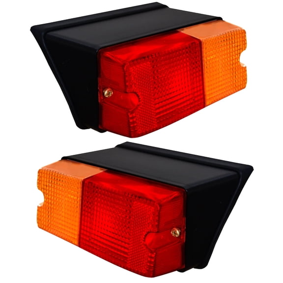 APSMOTIV Rear Combination Light Assembly Tail Lights with 12v Bulbs Suitable for Sonalika Indofarm Standard Universal Tractors