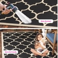 thumbnail image 4 of Safavieh Courtyard Alyssa Geometric Indoor/Outdoor Area Rug, Black/Beige, 2'7" x 5', 4 of 15