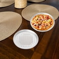 thumbnail image 4 of KAKOWELY pizza grill pan 2 pcs Metal Pizza Grill Pan Perforated Round Cheesy Crust Pizzas Tray Pizza Baking Pan Bread Oven Pizza Pan for Home Commercial Use, 4 of 5