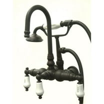 Kingston Brass CC9T5 3-38" Wall Tub Filler,w/Hand s CC9T5