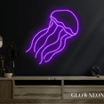 thumbnail image 4 of Glowneon Jellyfish Neon Sign, Jellyfish Led Sign, Jellyfish Line Art, 4 of 5