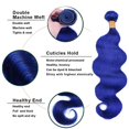thumbnail image 3 of Extensiones de cabello GveoxVO Pure Blue Body Wave 8A Brazilian, 3 of 7