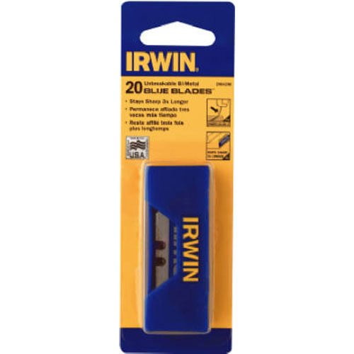 IRWIN Tools Blue Blade BiMetal Utility Blade, 20Pack (2084200