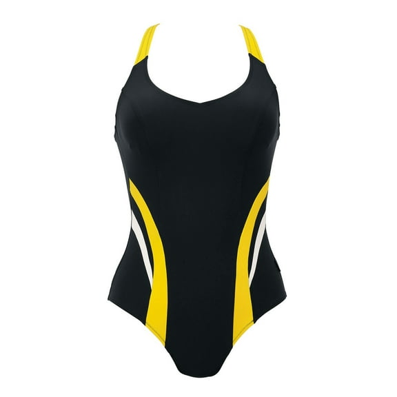 Rosa Faia Clea Women`s One-piece Swimsuit, 12E, black