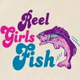 thumbnail image 3 of CafePress - Reel Girls Fish Tote Bag - Unisex Canvas Tote Bag, Beige, 1-Piece, 3 of 8